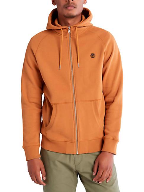 TIMBERLAND E-R BASIC Sweat avec zip et capuche botte de blé - Pulls molletonnés