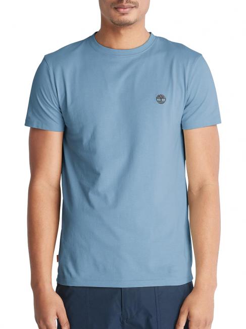 TIMBERLAND SS DUNRIVER CREW T-shirt en cotton capitaines bleu - T-shirt