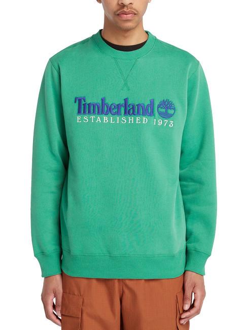 TIMBERLAND ESTABILISHED 1973 Sweat col rond vert celtique wb - Pulls molletonnés