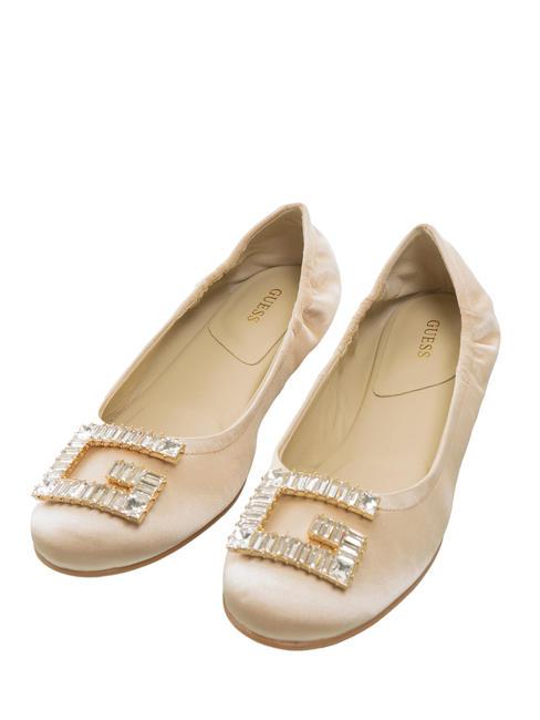 GUESS MICKE2 Application bijou ballerine or - Chaussures Femme