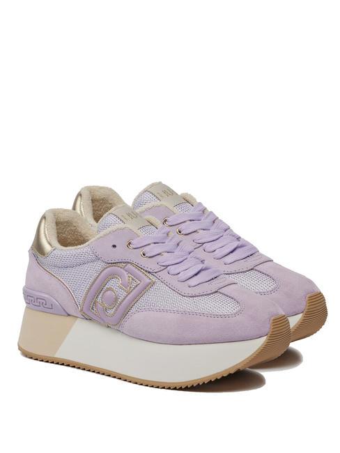 LIUJO DREAMY 02 Baskets à plateforme lilas/or clair - Chaussures Femme