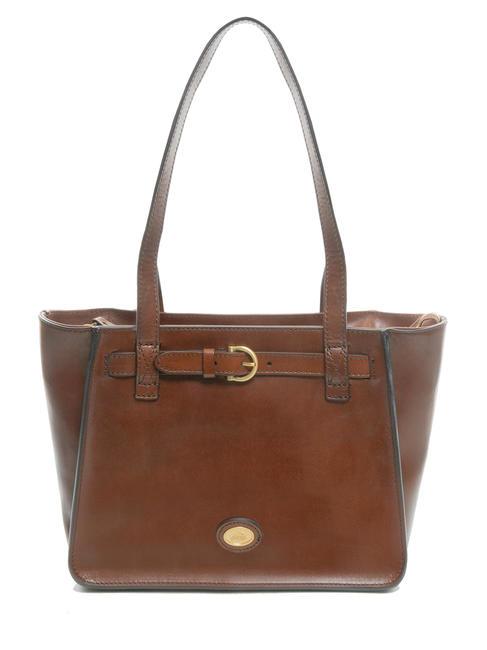 THE BRIDGE BIBA Sac cabas en cuir MARRON - Sacs pour Femme