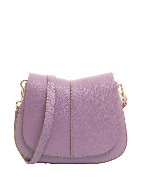 GIANNI CHIARINI HELENA ROUND Sac en cuir avec double bandoulière Argyle violet - Sacs pour Femme