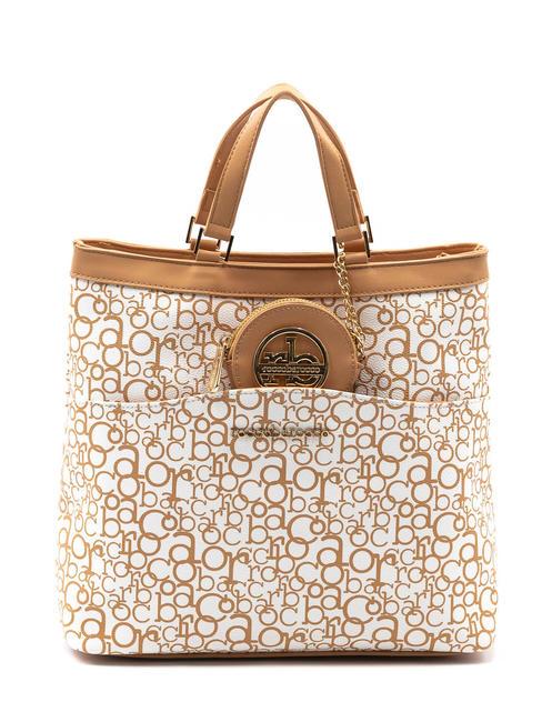 ROCCOBAROCCO GIADA Sac à dos avec poignées blanc/cuir de vache - Sacs pour Femme