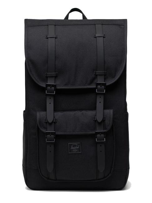 HERSCHEL LITTLE AMERICA  Sac à dos de taille standard ton noir - Sacs à dos pour l'École & les Loisirs