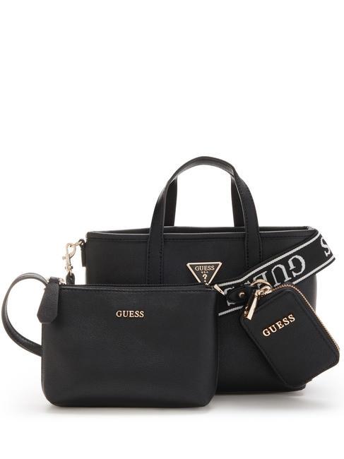 GUESS LATONA  Mini sac à main, avec bandoulière NOIR - Sacs pour Femme