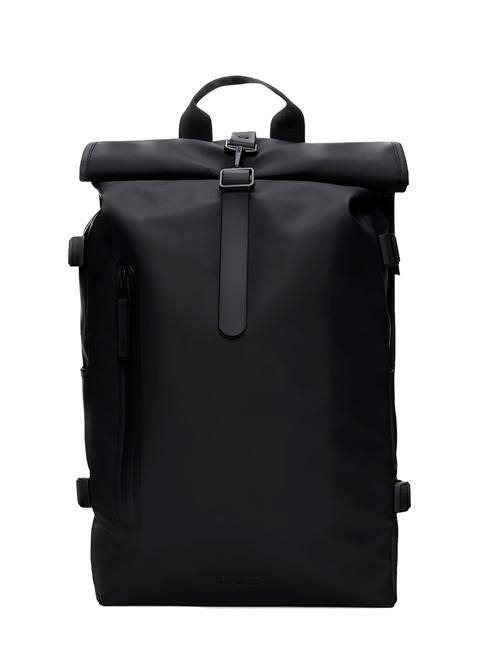 RAINS ROLLTOP RUCKSACK Sac à dos noir - Sacs à dos