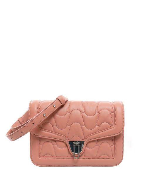 COCCINELLE MARVIN TWIST Sac à bandoulière en cuir nappa camélia - Sacs pour Femme