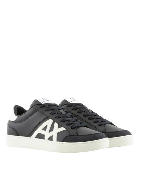 ARMANI EXCHANGE A|X Baskets bleu profond + blanc op. - Chaussures Homme