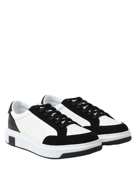 ARMANI EXCHANGE A|X Baskets noir + blanc op. - Chaussures Homme