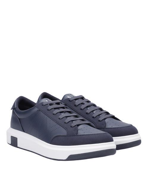 ARMANI EXCHANGE A|X Baskets marine + marine - Chaussures Homme