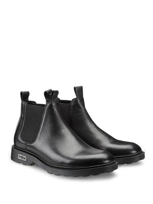 CULT OZZY 3326 Bottines basses Beatles en cuir noir - Chaussures Homme