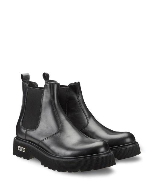 CULT SLASH 3193 Bottines Beatles en cuir noir - Chaussures Homme