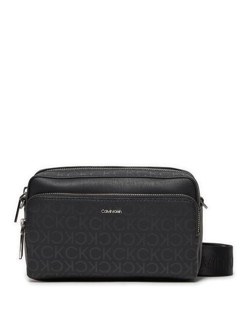 CALVIN KLEIN CK MUST Mini sac photo avec bandoulière blackmono - Sacs pour Femme