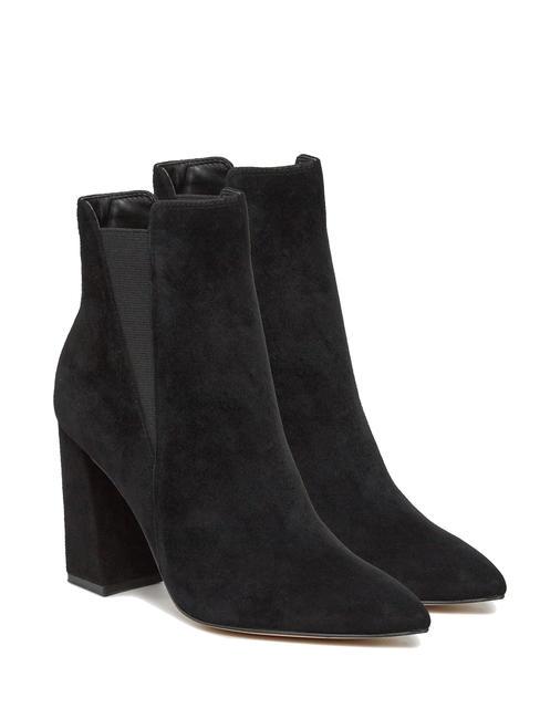 GUESS AVISH Bottines hautes en daim NOIR - Chaussures Femme