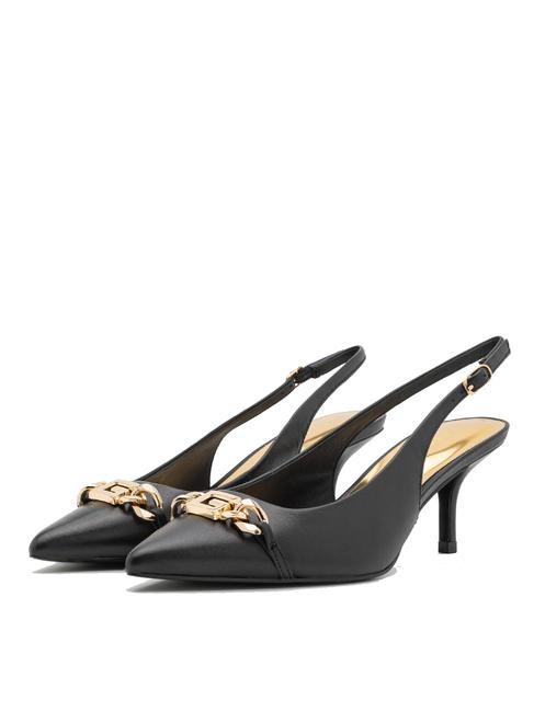 GUESS SDINA Escarpins à bride arrière en cuir NOIR - Chaussures Femme