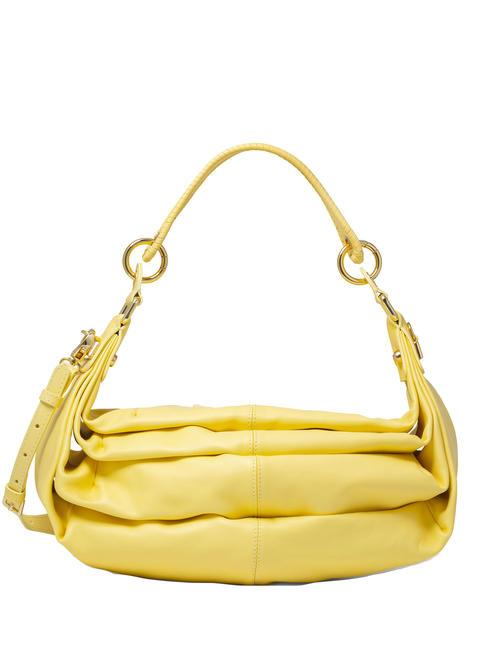 BRACCIALINI MOON Sac en cuir avec bandoulière jaune - Sacs pour Femme