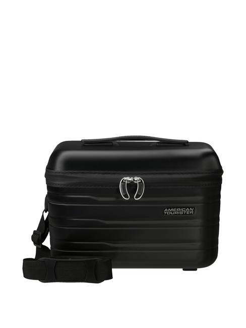 AMERICAN TOURISTER FLASHLINE Trousse de beauté rigide avec bandoulière ombre noire - Trousses