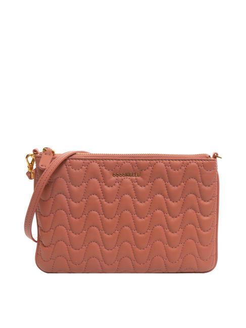 COCCINELLE BEST MATELASSE Pochette en cuir nappa camélia - Sacs pour Femme