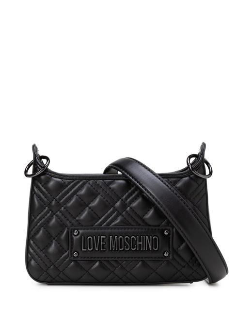 LOVE MOSCHINO QUILTED Sac bandoulière avec bandoulière Noir - Sacs pour Femme