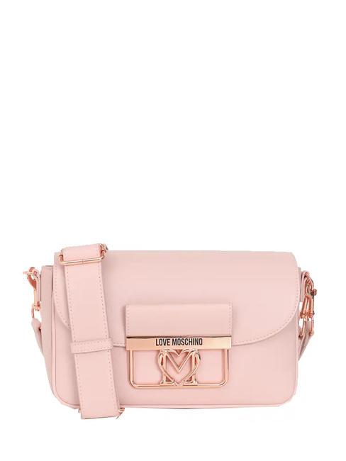 LOVE MOSCHINO PLAQUE METALLIC Petit sac bandoulière poudre pour le visage - Sacs pour Femme