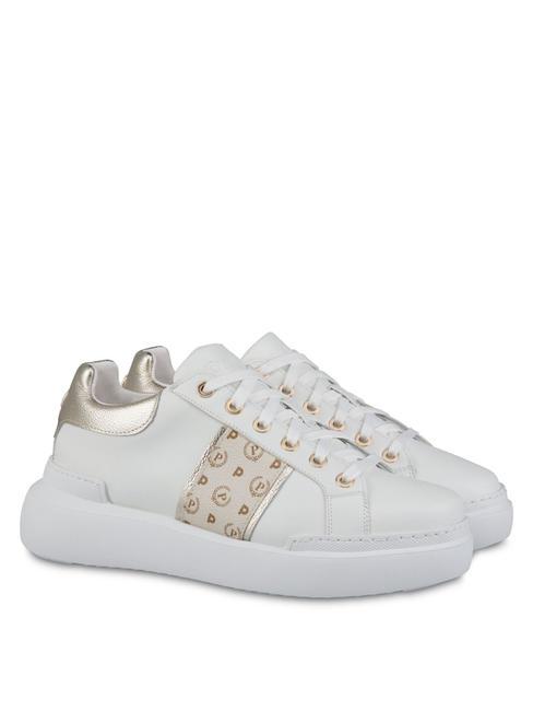 POLLINI HERITAGE NUKE Baskets à plateforme ivoire / platine - Chaussures Femme