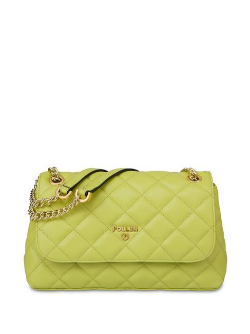 POLLINI WALTZER NIGHT Sac bandoulière moyen citron vert - Sacs pour Femme