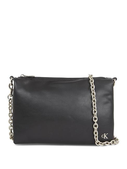 CALVIN KLEIN CHAIN  Sac d'épaule pvh noir - Sacs pour Femme