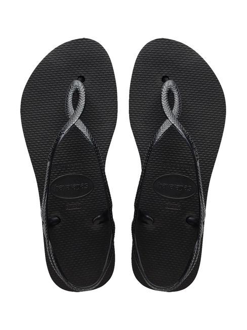 HAVAIANAS LUNA FLATFORM Sandale tongs à plateforme NOIR - Chaussures Femme