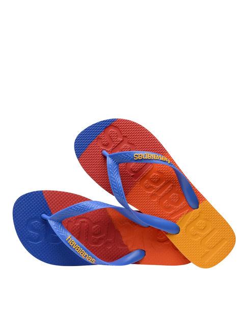 HAVAIANAS TOP LOGOMANIA COLORS II Tongs étoile bleue - Chaussures unisexe