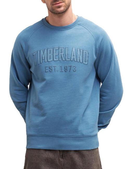 TIMBERLAND MOODRN Sweat-shirt en coton capitaines bleu - Pulls molletonnés