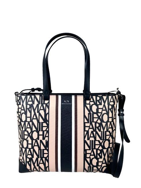 ARMANI EXCHANGE A|X ALL OVER Sac à main avec bandoulière lever de soleil/noir - Sacs pour Femme