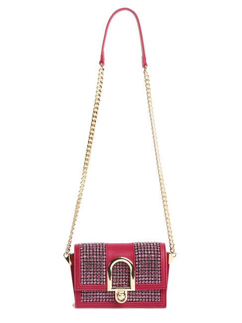 GAUDÌ ELEONORA STRASS Mini sac à bandoulière FUXIA - Sacs pour Femme