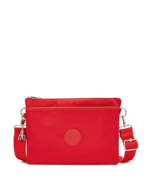 KIPLING RIRI L Sac bandoulière plat Paka rose de fête - Sacs pour Femme