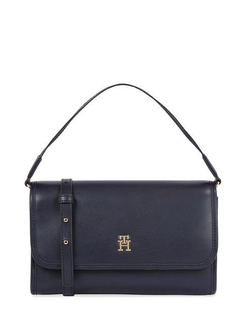 TOMMY HILFIGER TH MONOTYPE Sac à main, avec bandoulière bleu de l'espace - Sacs pour Femme