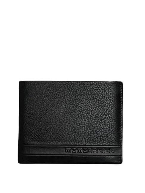 MOMO DESIGN DOLLAR Portefeuille en cuir, avec porte-monnaie noir - Portefeuilles Homme