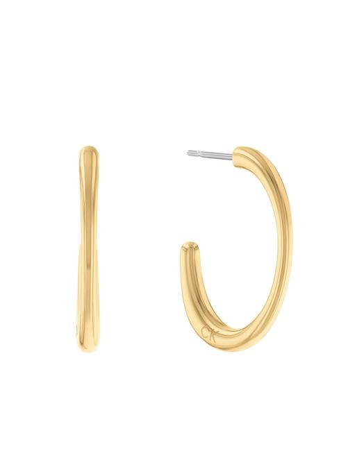 CALVIN KLEIN SCULPTURAL Des boucles d'oreilles or - Boucles d'oreilles