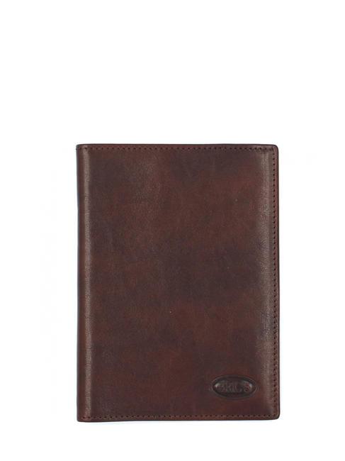 BRIC’S MONTE ROSA Porte-passeport en cuir MORO - Portefeuilles Homme