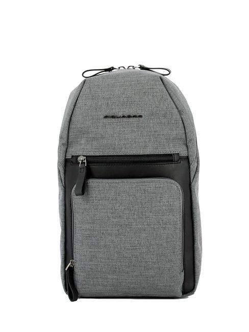 PIQUADRO TIROS Sac à dos une épaule GRIS - Sacs à dos pour ordinateur portable