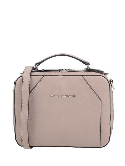 PIQUADRO MUSE Mini sac à bandoulière, en cuir BEIGE - Sacs pour Femme