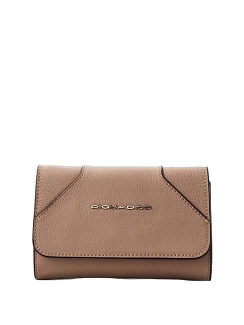 PIQUADRO MUSE Mini sac / pochette en cuir BEIGE - Sacs pour Femme