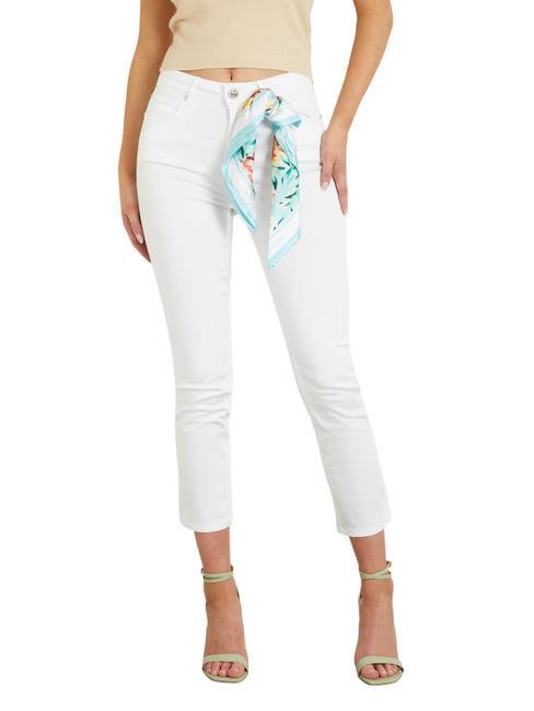 GUESS 1981 CAPRI Jean skinny avec foulard blanc pur - Jeans