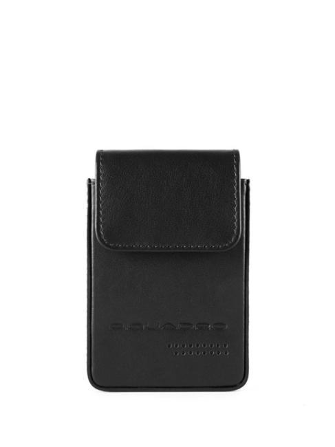 PIQUADRO URBAN Porte-cartes en cuir Noir - Portefeuilles Homme