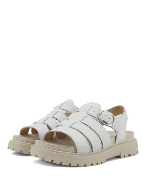 TIMBERLAND CLAIREMONT WAY Sandales à boucles blanc pleine fleur - Chaussures Femme