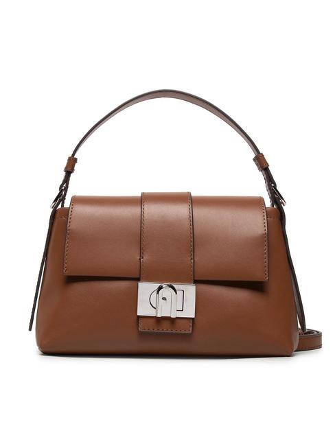 FURLA CHARLOTTE Sac à main, avec bandoulière Cognac - Sacs pour Femme