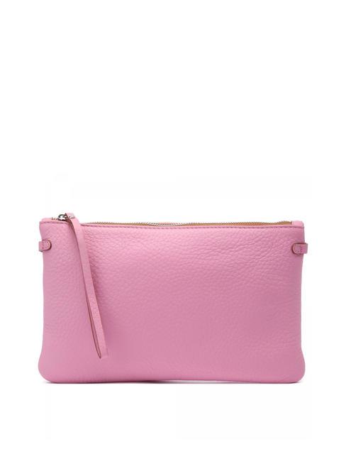 GIANNI CHIARINI HERMY Pochette en cuir martelé rosa-nature - Sacs pour Femme