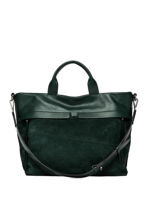 GIANNI CHIARINI DUNA Sac à main en cuir avec bandoulière vert profond - Sacs pour Femme