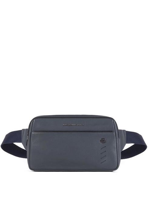 PIQUADRO NABUCCO Poche en cuir bleu - Sacs banane