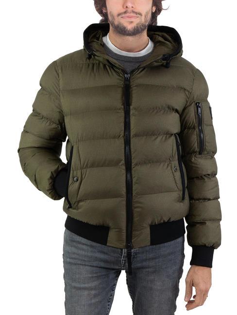 DEKKER TAMBOR NF Bomber en nylon olive foncé - Doudounes homme