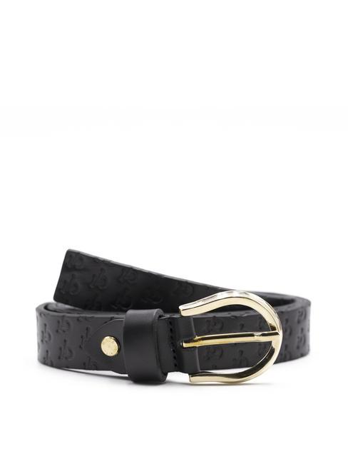 ROCCOBAROCCO EMBOSSED Ceinture en cuir noir - Ceintures